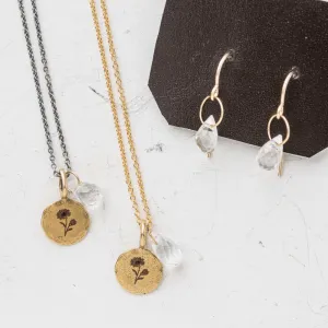 April Birth Flower Necklace: Daisy