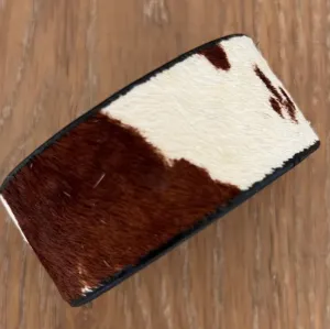Cowhide Cuff  Bracelet
