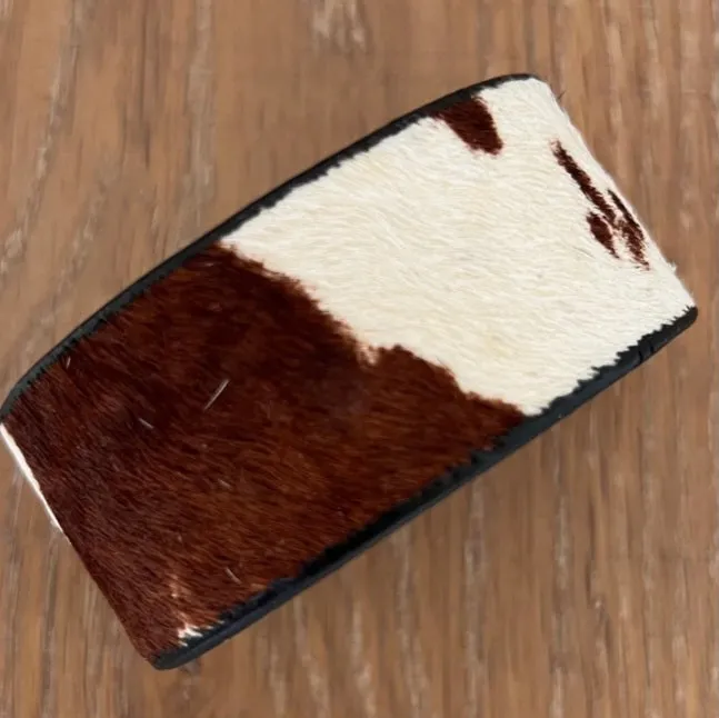 Cowhide Cuff  Bracelet