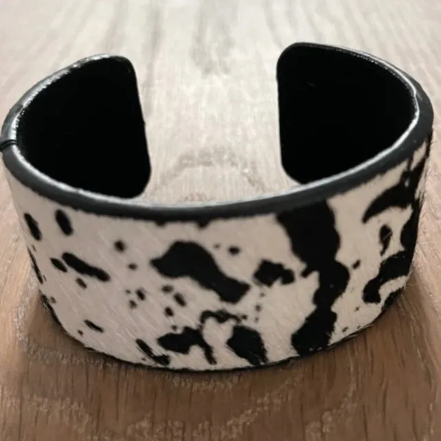 Cowhide Cuff Bracelet