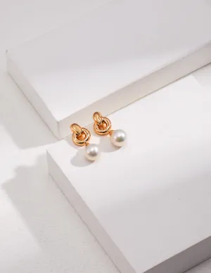 Dainty Pearl Drop Earrings