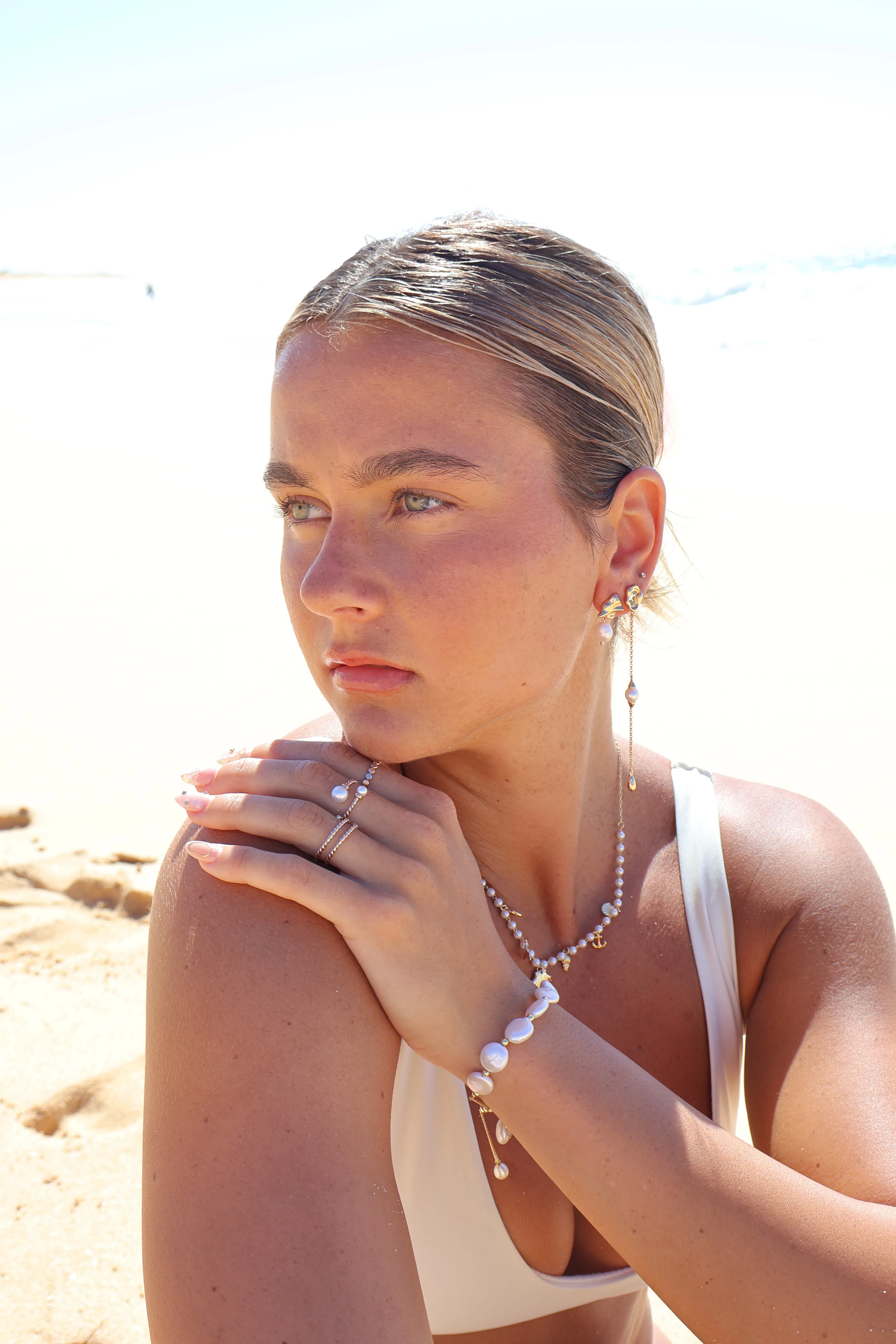 Eternal Pearl Drop Earrings