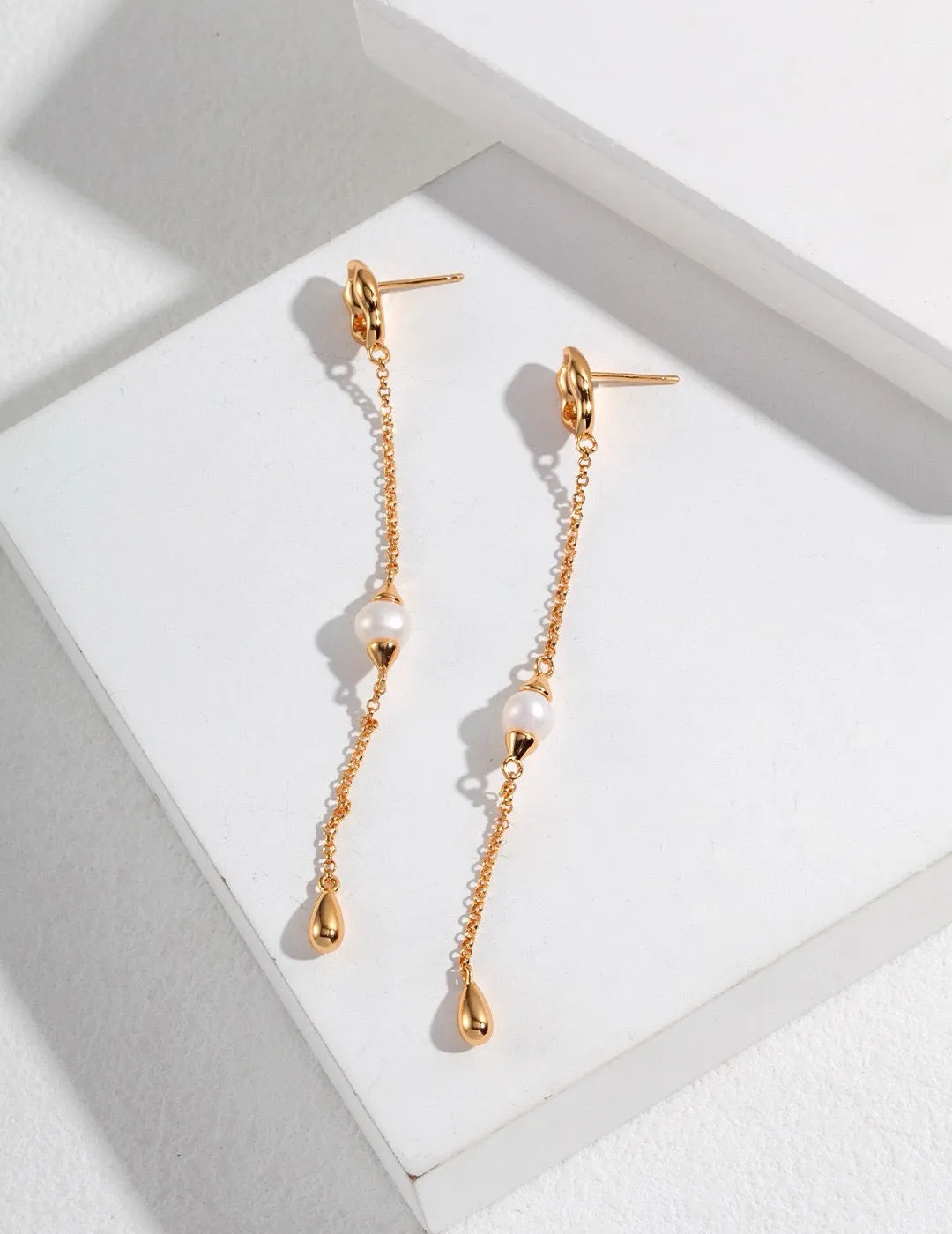 Eternal Pearl Drop Earrings