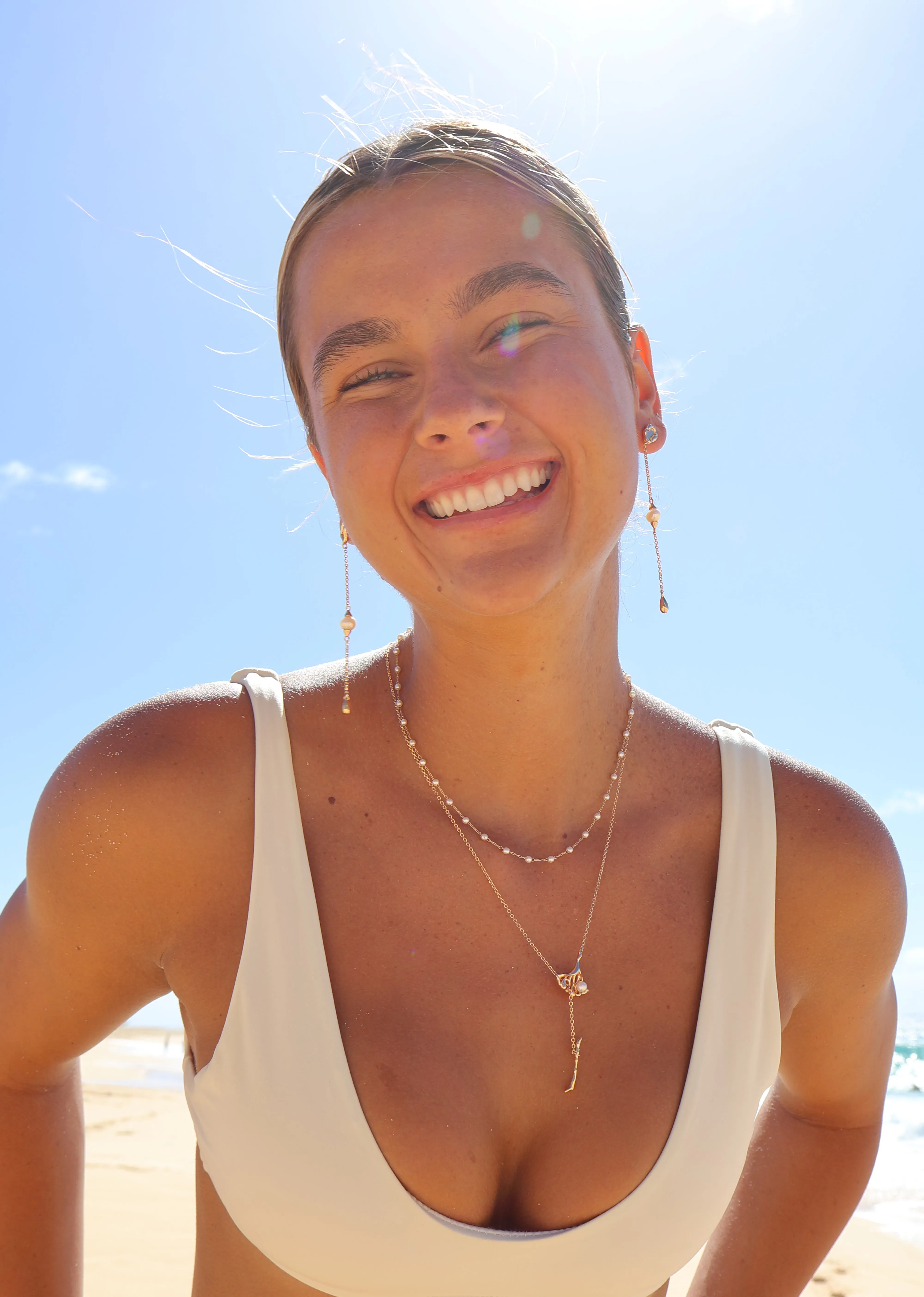 Eternal Pearl Drop Earrings