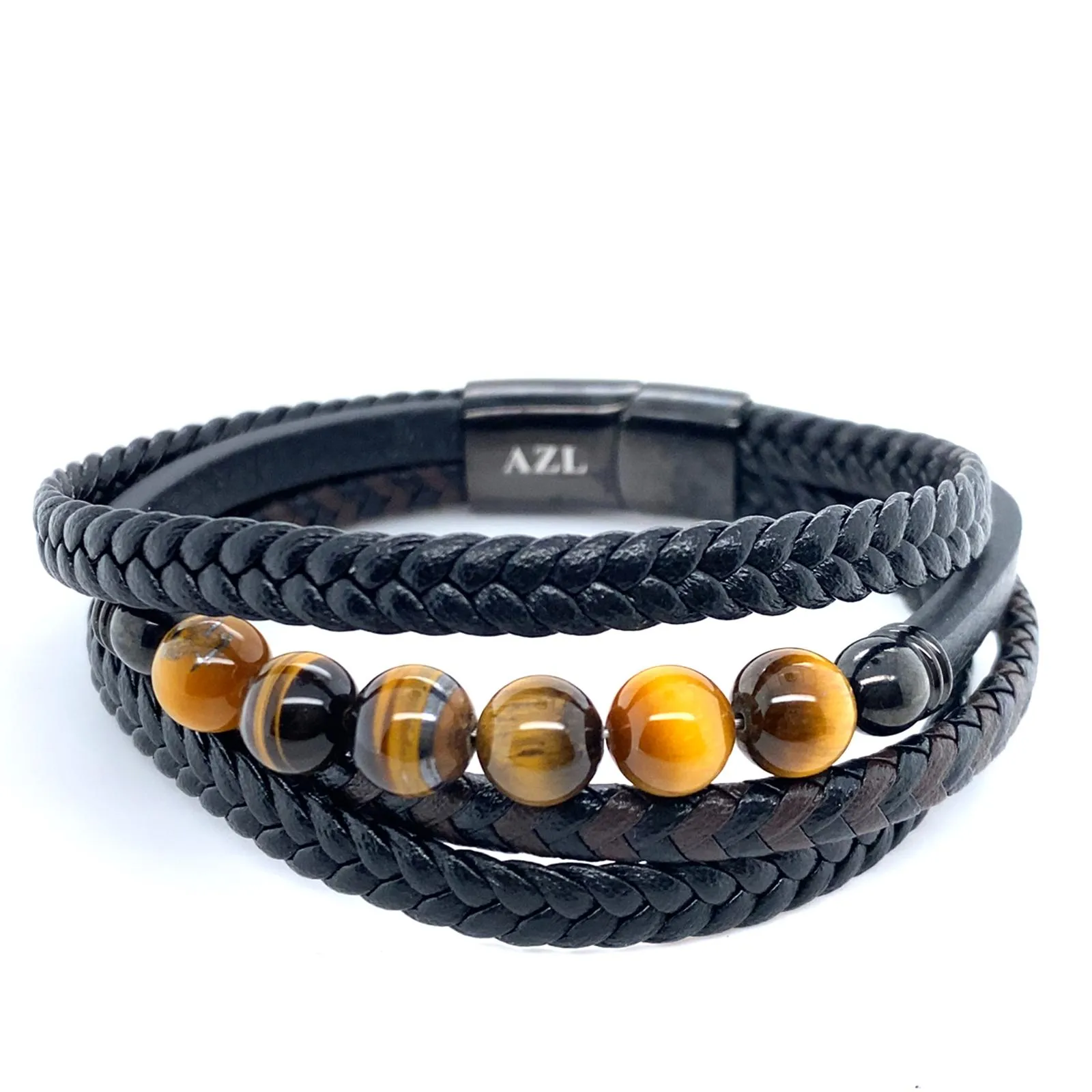 Forrest Tiger Eye Men's Cuff