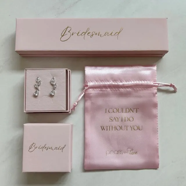 Gardenia Delicate Drop Earrings