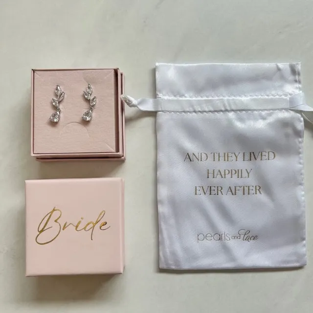 Gardenia Delicate Drop Earrings