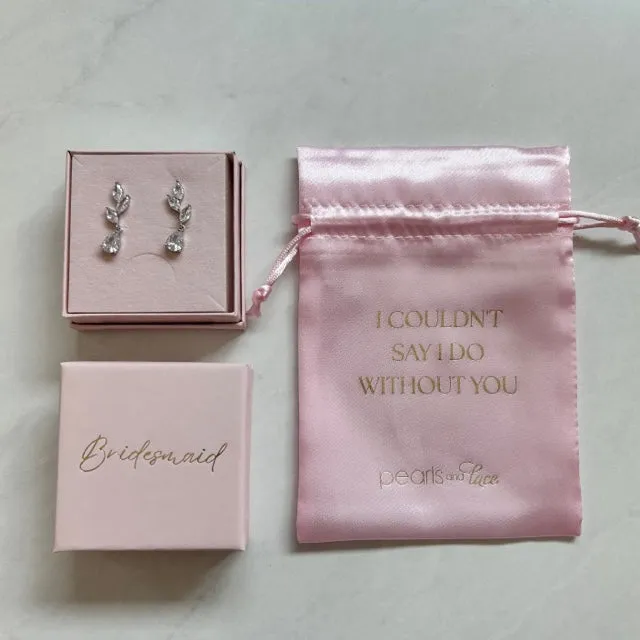 Gardenia Delicate Drop Earrings