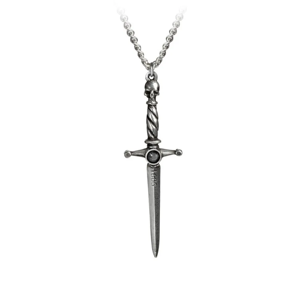Hand Of Macbeth Dagger Necklace