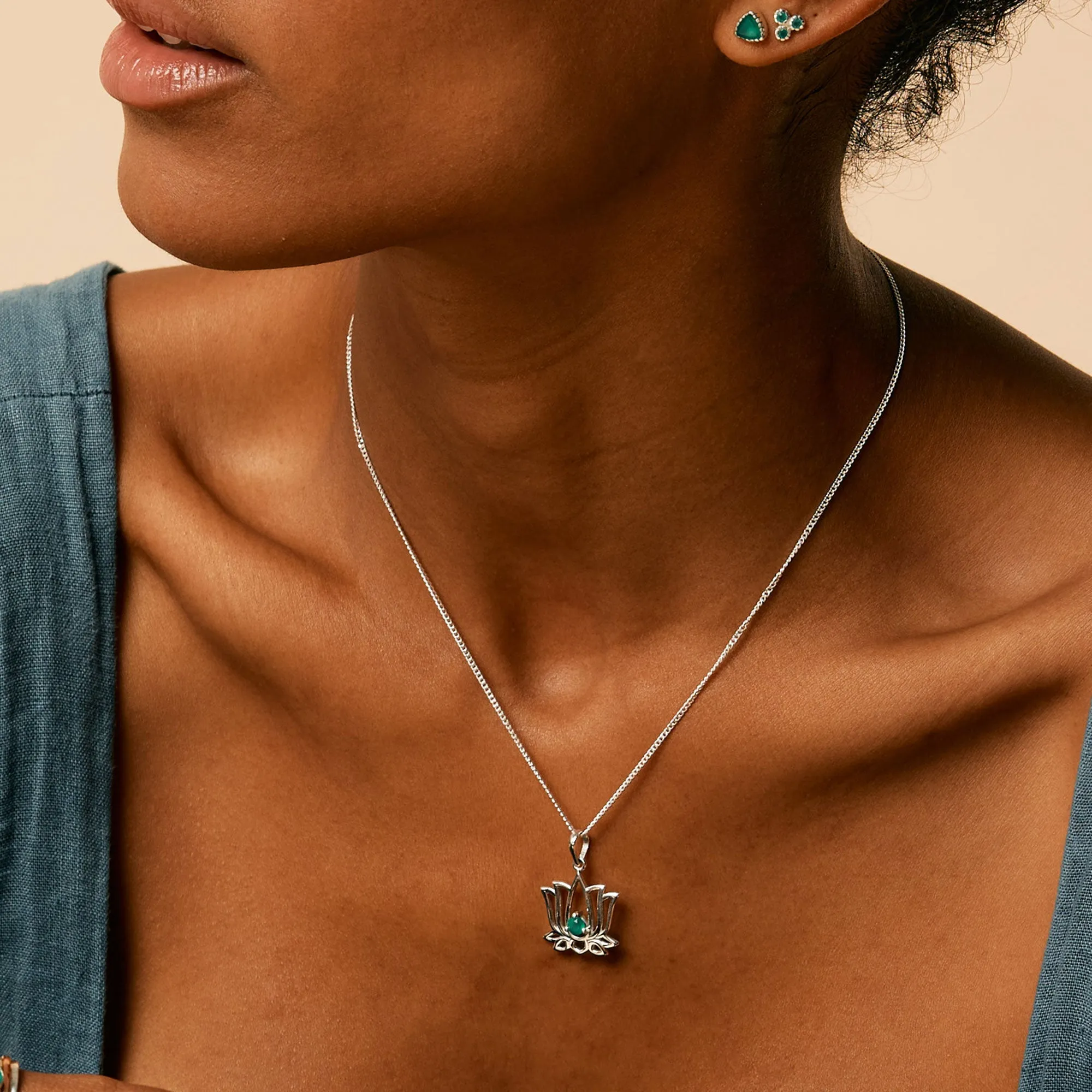 Lotus Flower Necklace