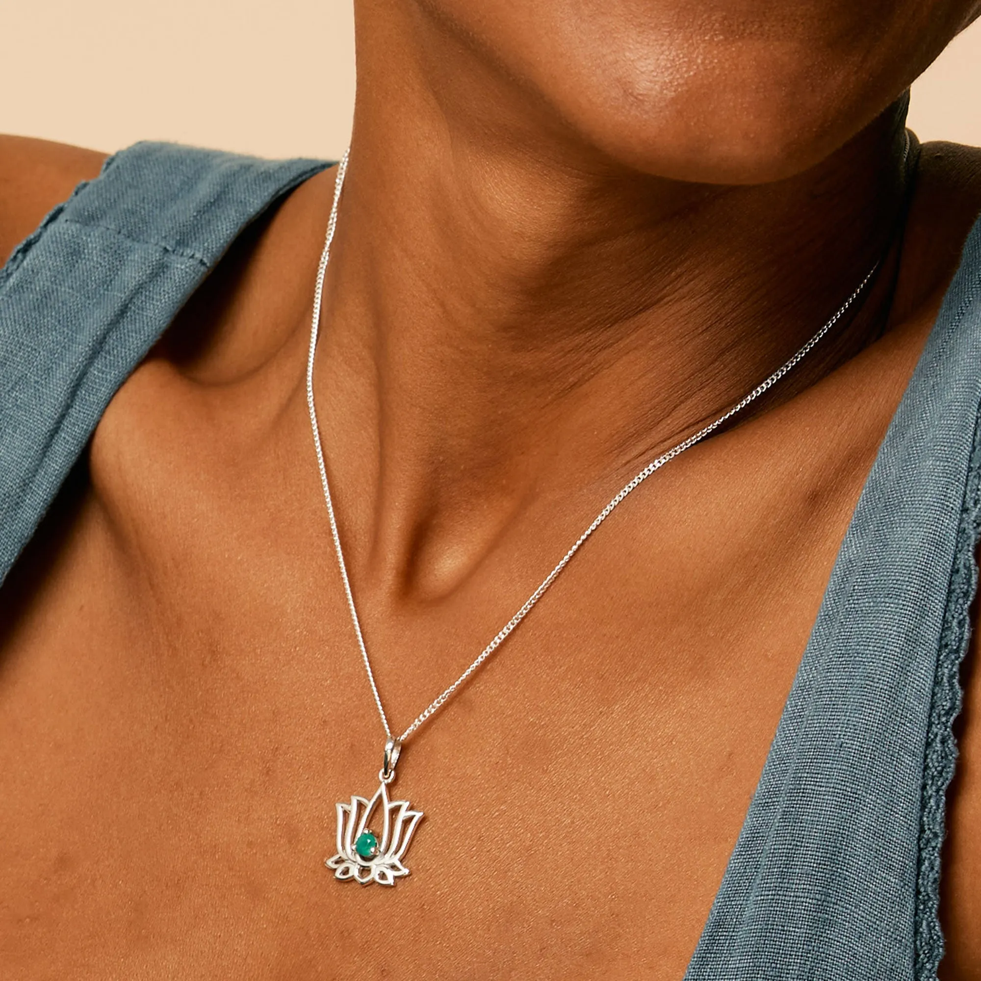 Lotus Flower Necklace