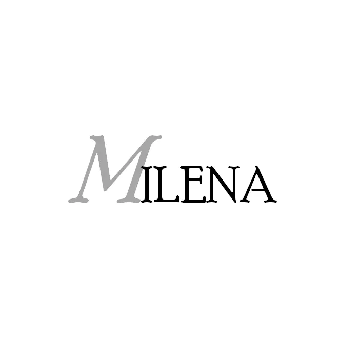 MILENA Elegant Necklace Onyx and Silver