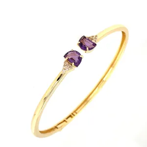 PENDULUM Bracelet - Amethyst / YG