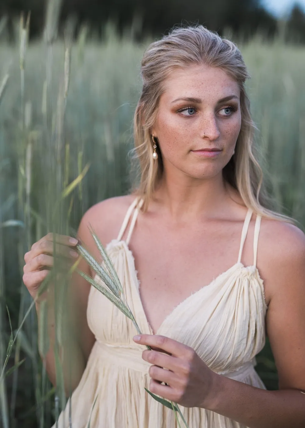STEPHANIE Teardrop Pearl Bridal Earrings