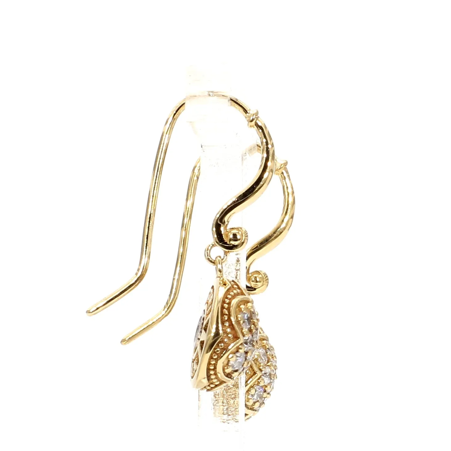 TACORI Pave Drop Diamond Earrings