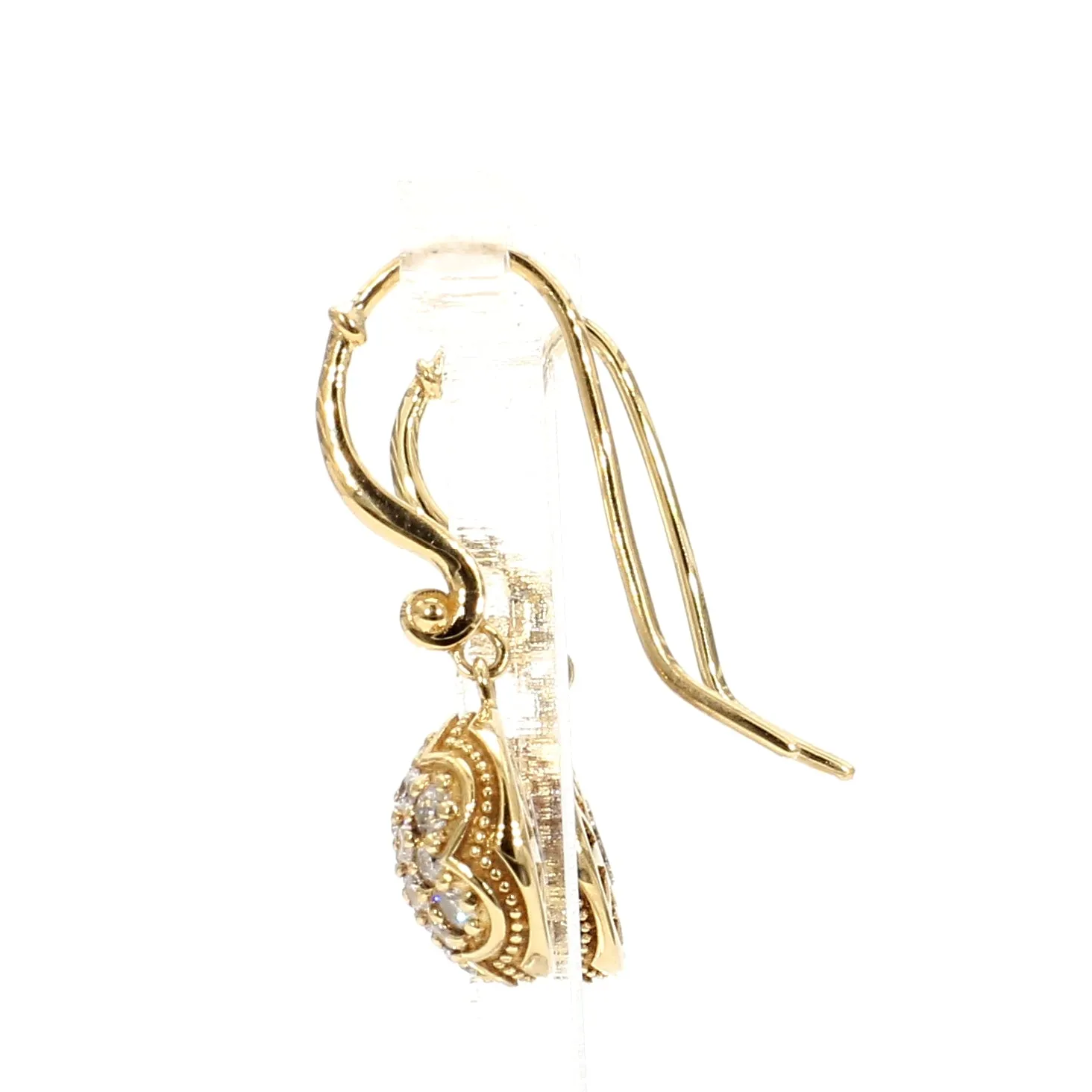 TACORI Pave Drop Diamond Earrings